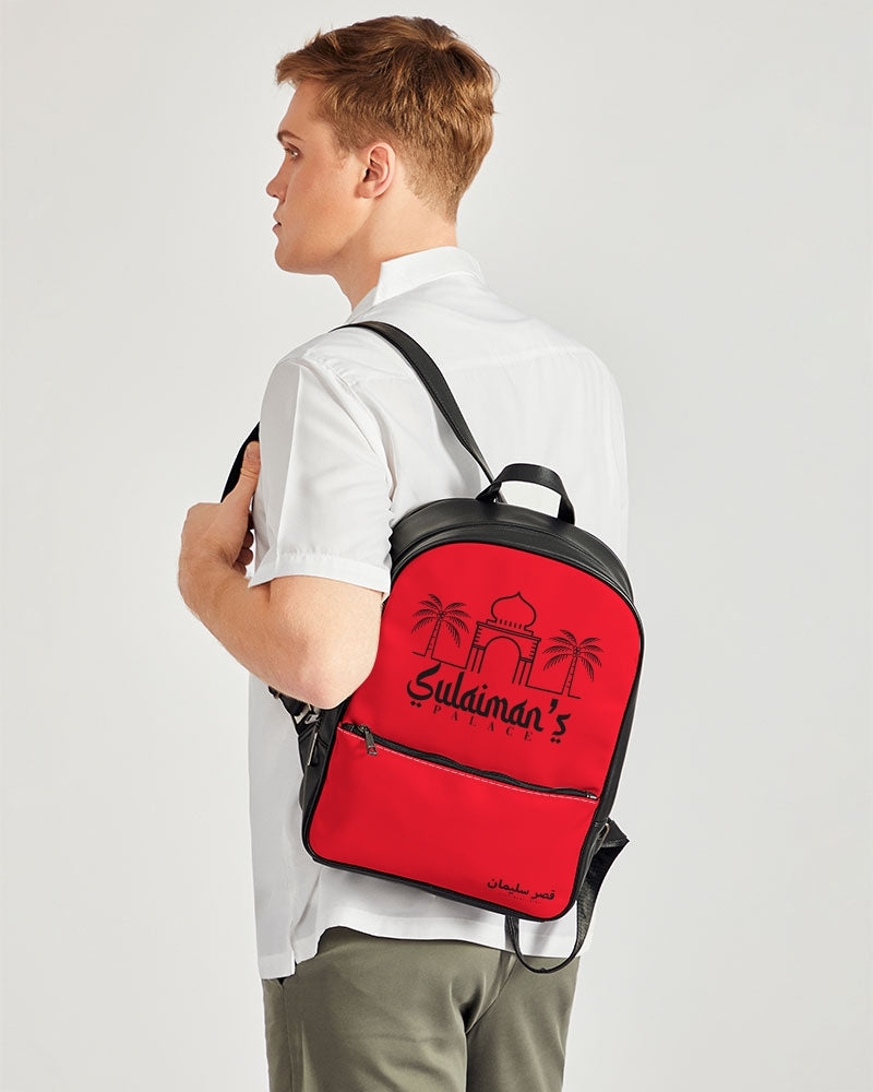 Sulaiman's Palace Classic Faux Leather Backpack