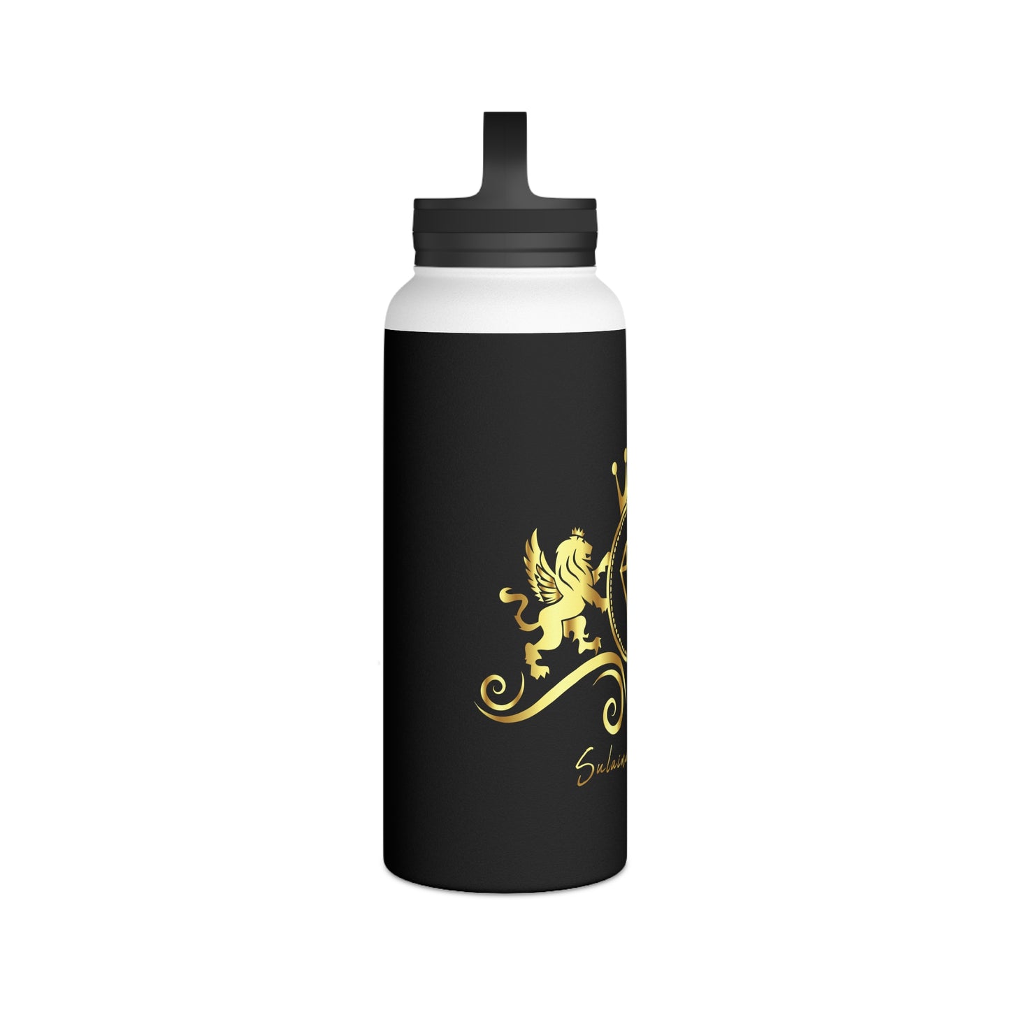 Sulaiman's Palace Stainless Steel Water Bottle, Handle Lid