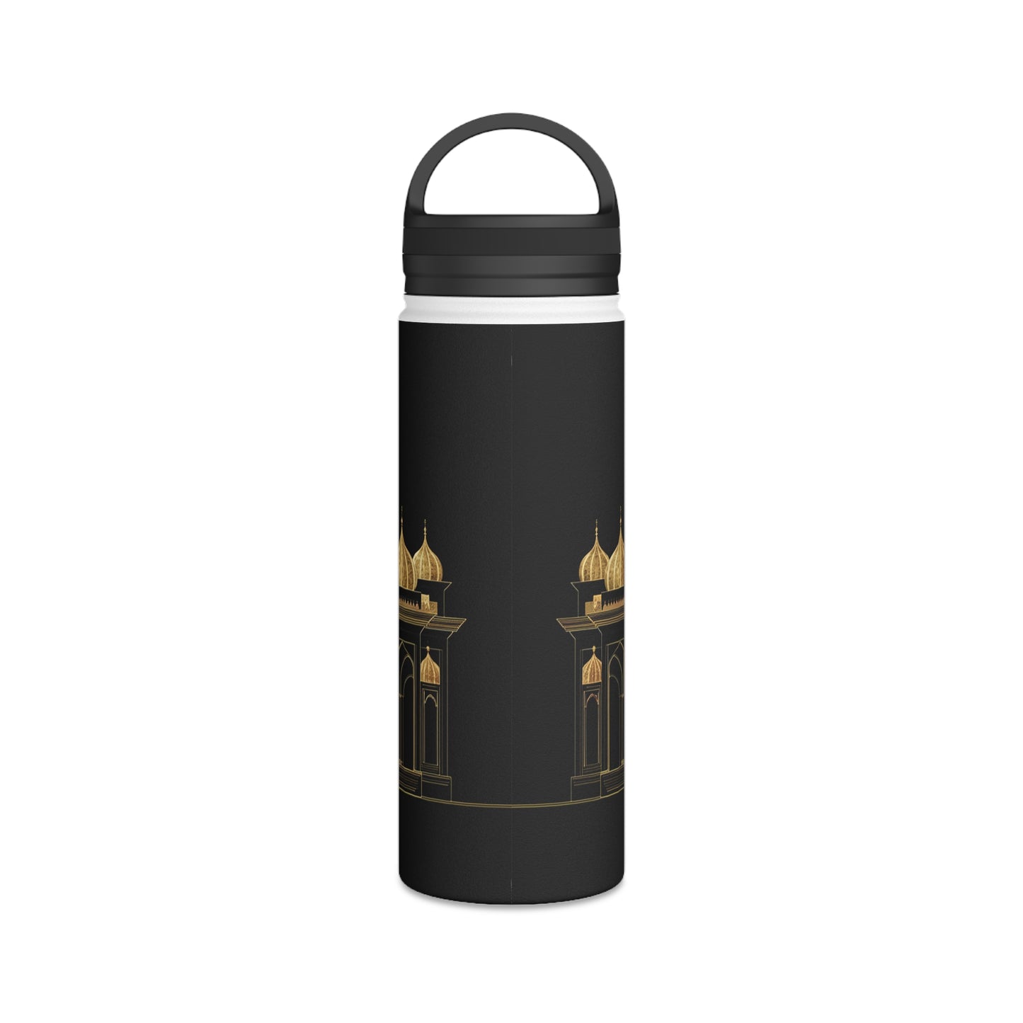 Majestic Oasis Stainless Steel Water Bottle, Handle Lid