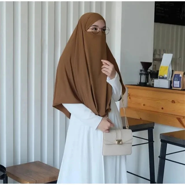 Large Plain Women Hijab