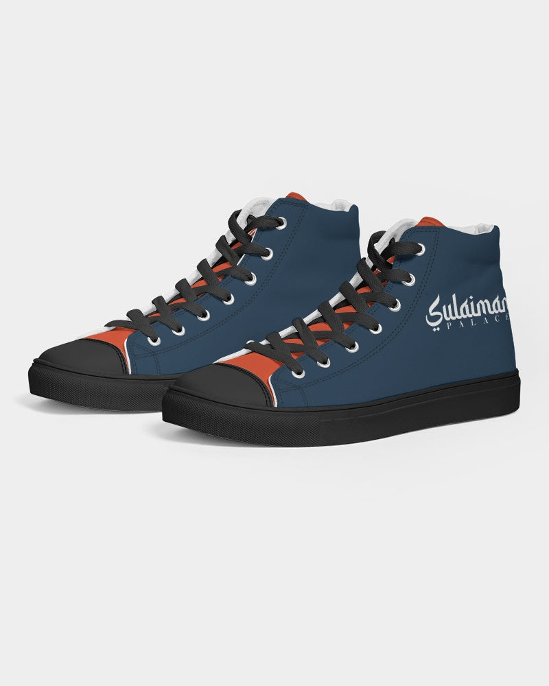 Sulaiman's Throne Women's Hightop Canvas Shoe - Black