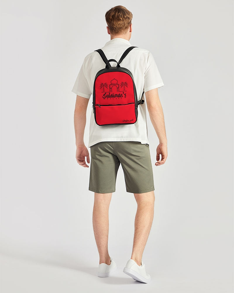 Sulaiman's Palace Classic Faux Leather Backpack