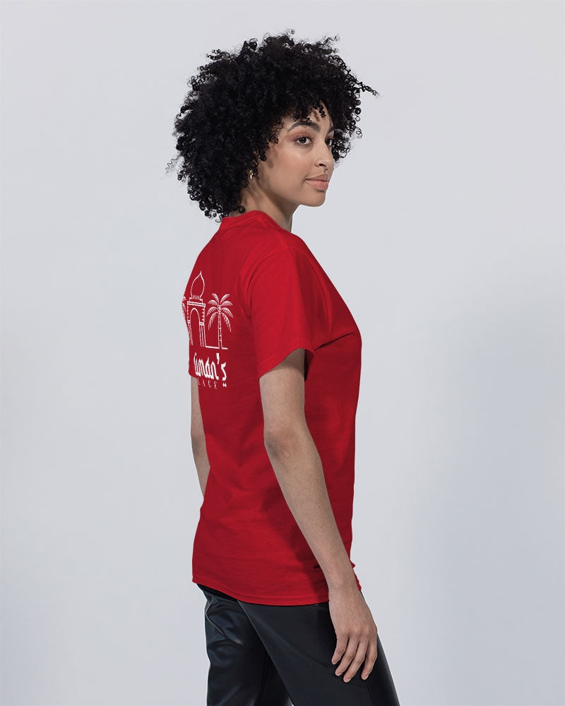 Sulaiman's Palace (white logo) Unisex Tee | Champion