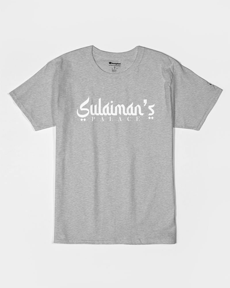Sulaiman's Palace (white logo) Unisex Tee | Champion