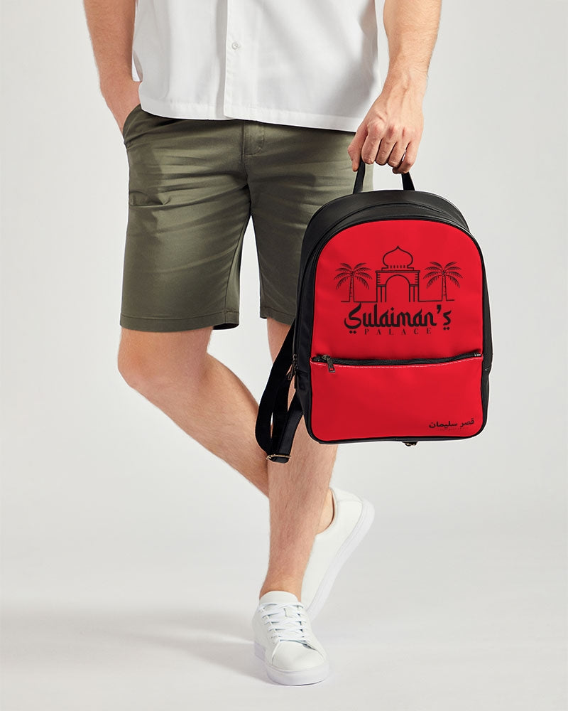 Sulaiman's Palace Classic Faux Leather Backpack