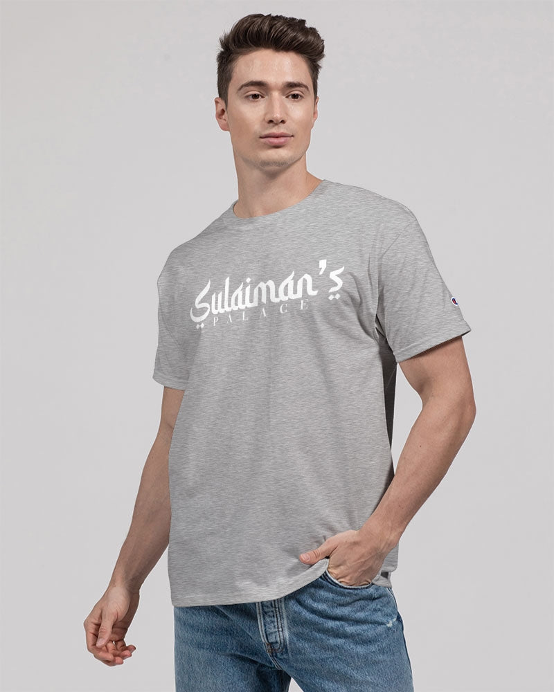 Sulaiman's Palace (white logo) Unisex Tee | Champion
