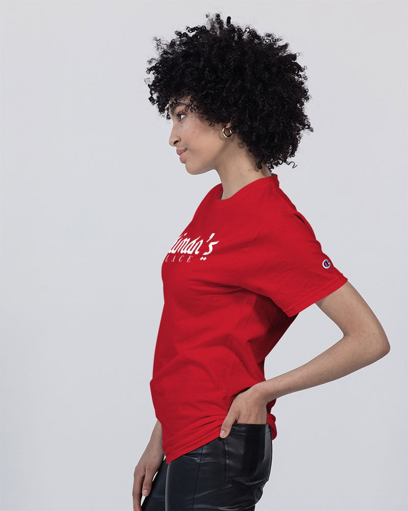 Sulaiman's Palace (white logo) Unisex Tee | Champion
