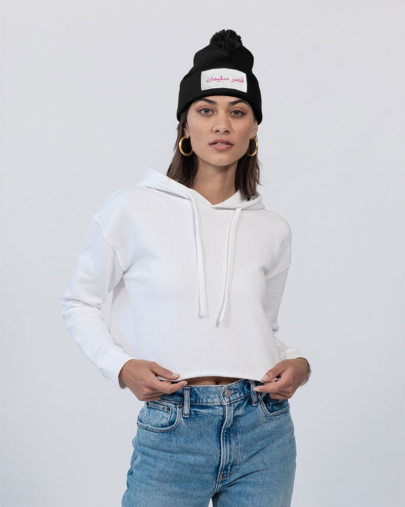Sulaiman's Palace (pink logo) Pom-Pom Knit Beanie | Sportsman