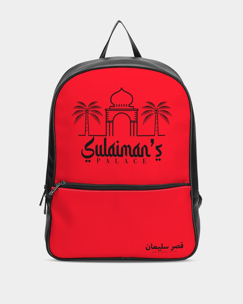 Sulaiman's Palace Classic Faux Leather Backpack