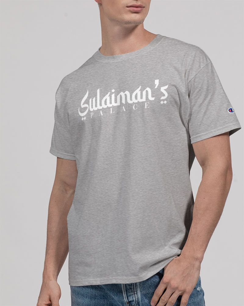 Sulaiman's Palace (white logo) Unisex Tee | Champion
