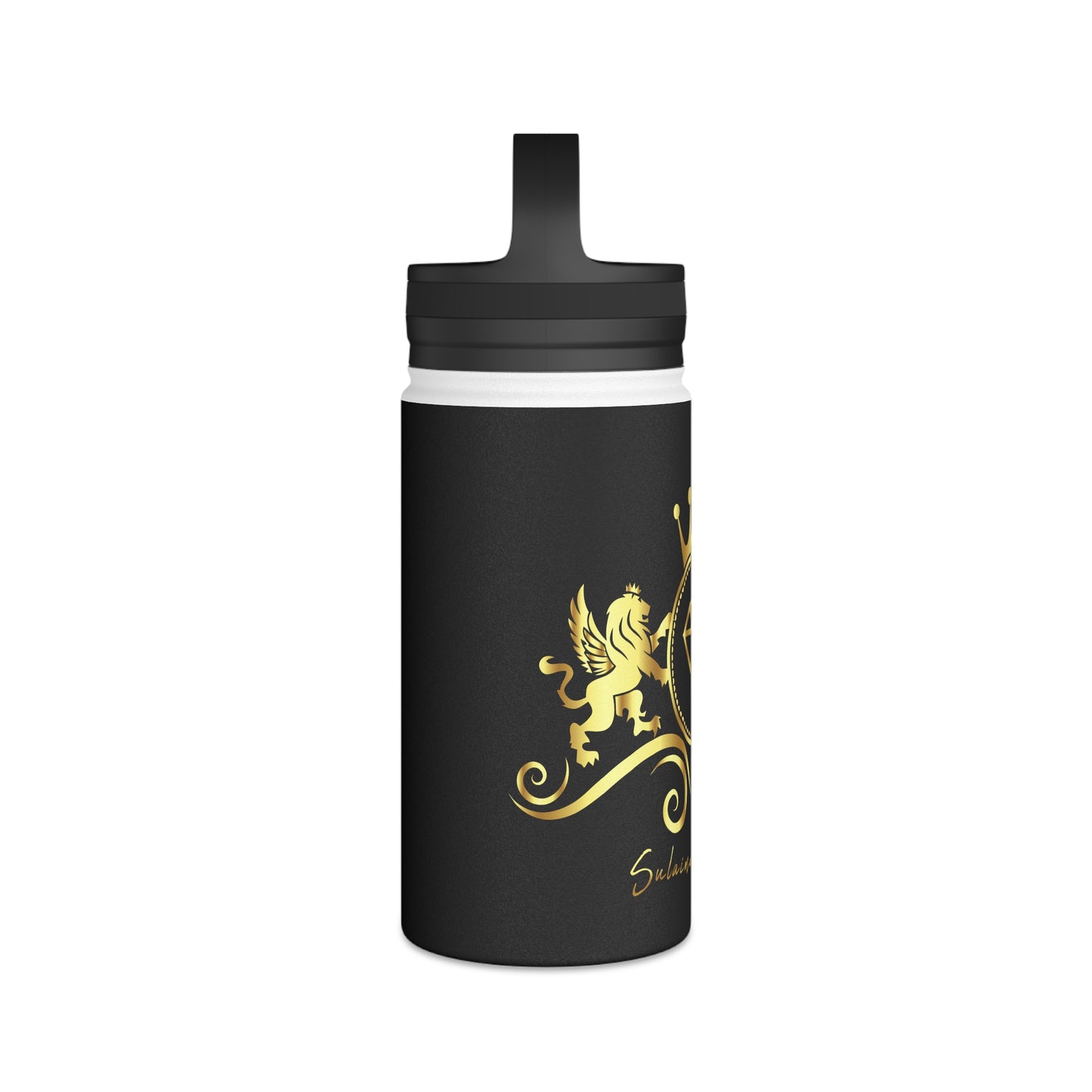 Sulaiman's Palace Stainless Steel Water Bottle, Handle Lid