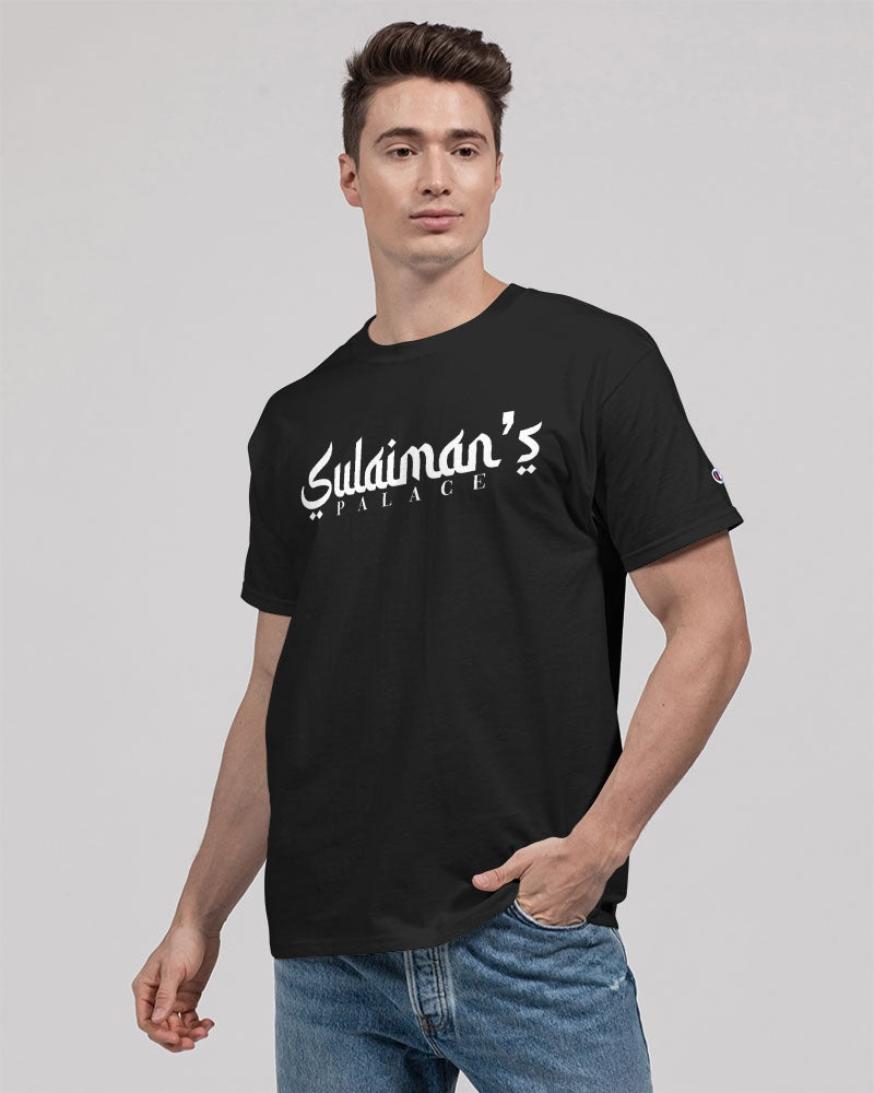 Sulaiman's Palace (white logo) Unisex Tee | Champion