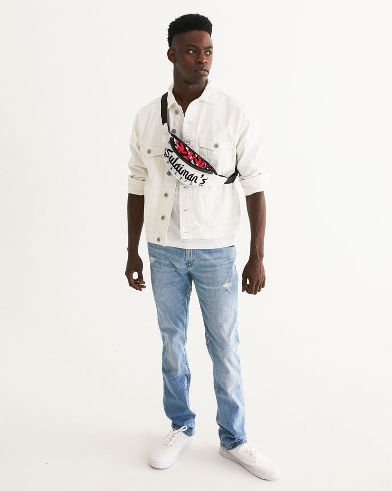 Sulaiman's Palace (white logo) Crossbody Sling Bag