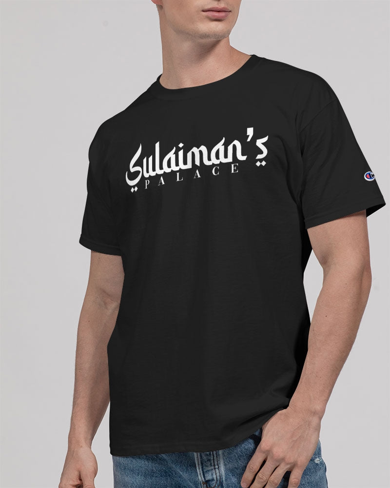 Sulaiman's Palace (white logo) Unisex Tee | Champion