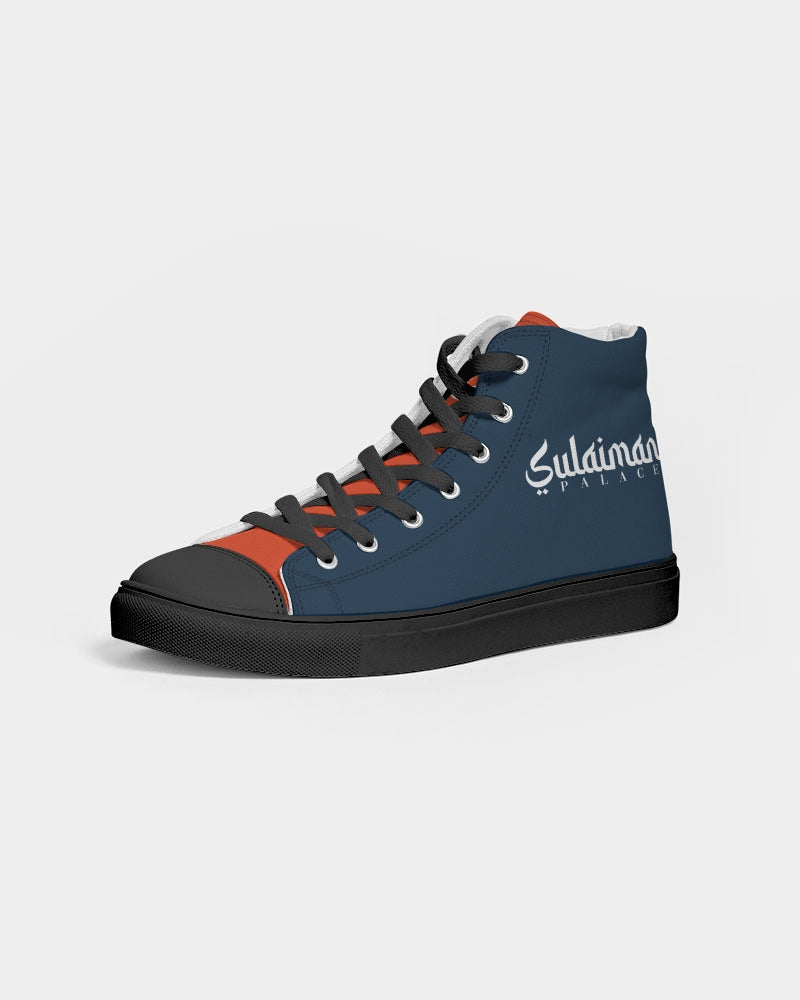 Sulaiman's Throne Women's Hightop Canvas Shoe - Black