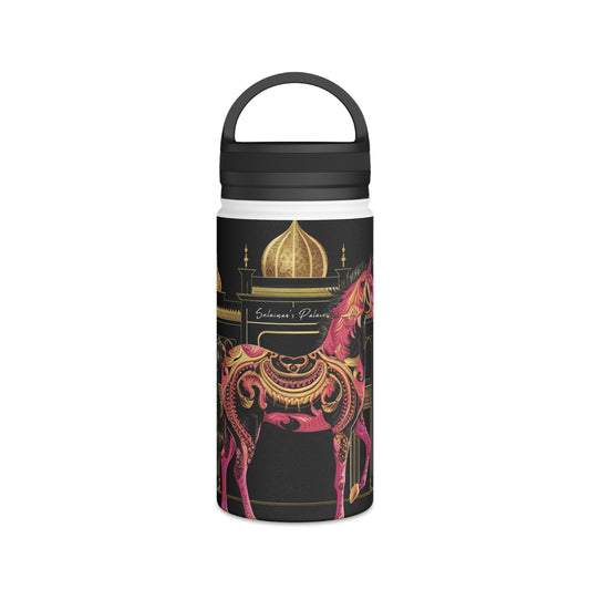 Majestic Oasis Stainless Steel Water Bottle, Handle Lid