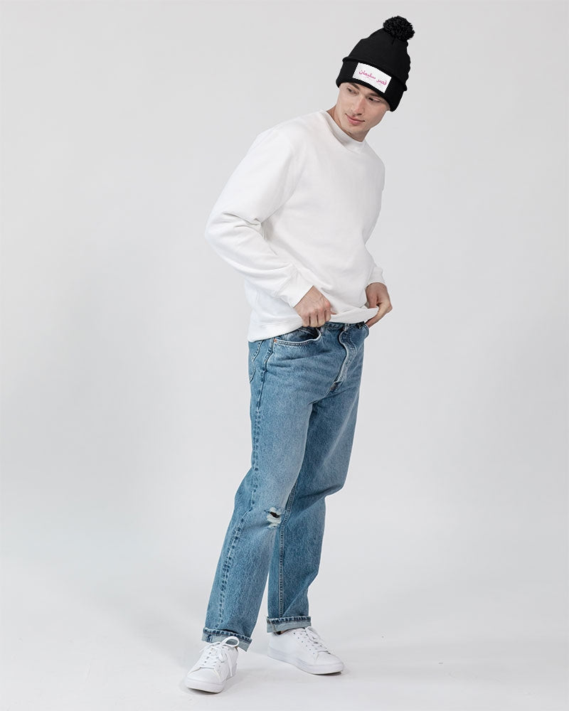 Sulaiman's Palace (pink logo) Pom-Pom Knit Beanie | Sportsman