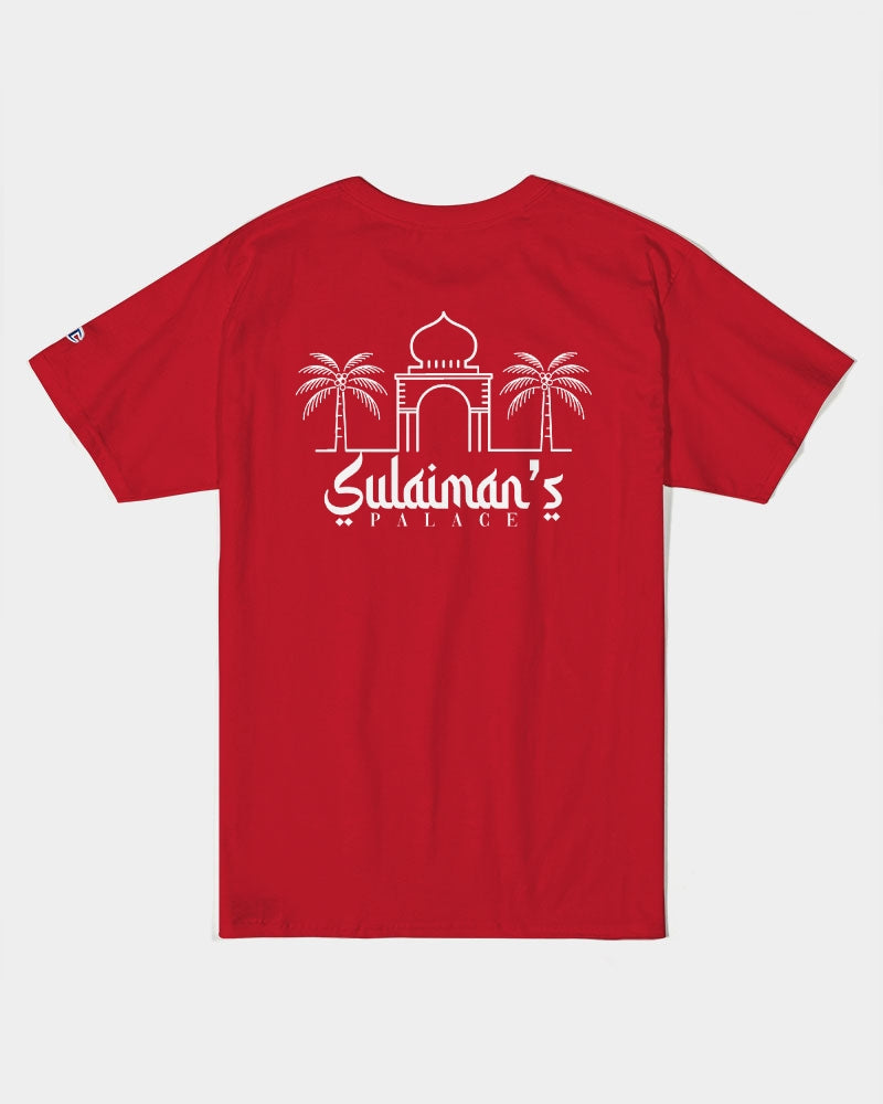 Sulaiman's Palace (white logo) Unisex Tee | Champion