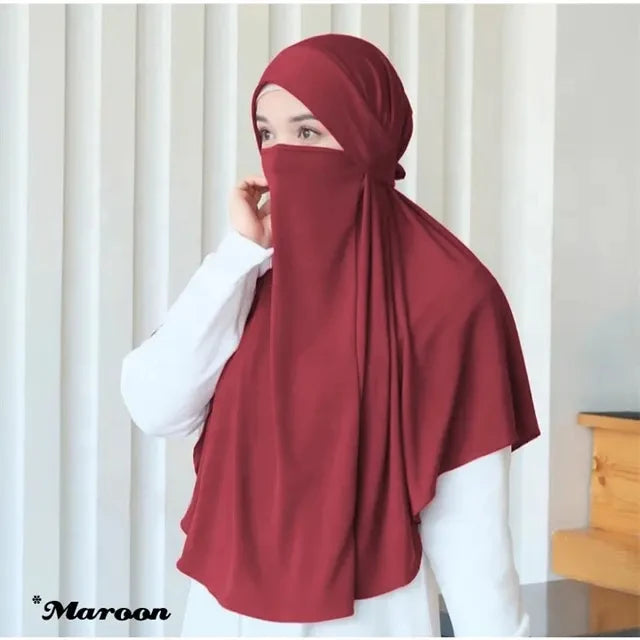 Large Plain Women Hijab