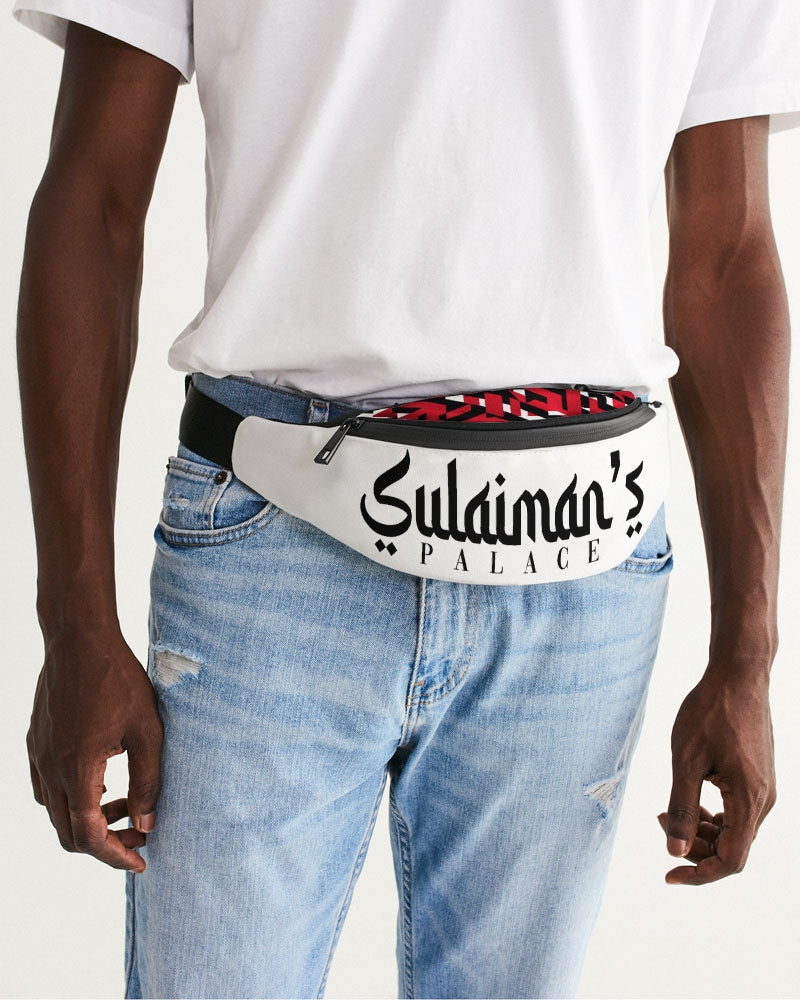 Sulaiman's Palace (white logo) Crossbody Sling Bag