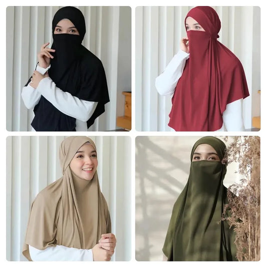 Large Plain Women Hijab