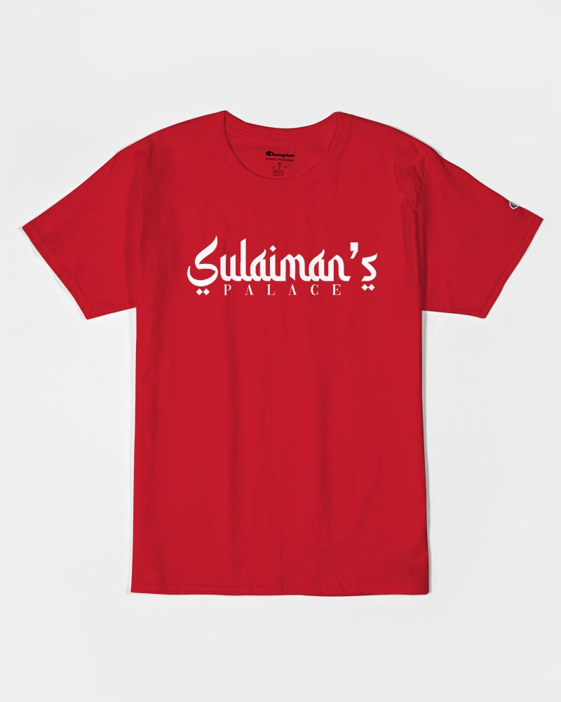 Sulaiman's Palace (white logo) Unisex Tee | Champion