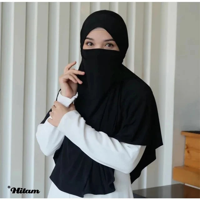 Large Plain Women Hijab