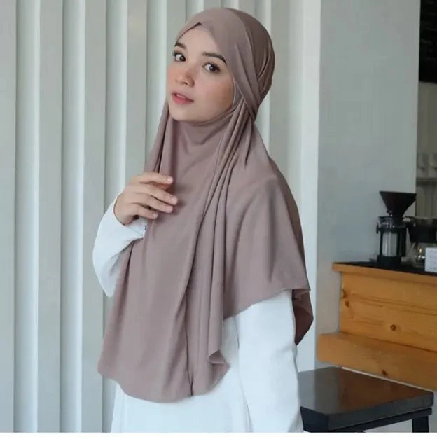 Large Plain Women Hijab