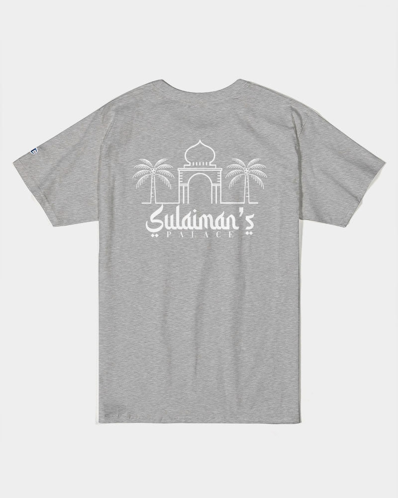 Sulaiman's Palace (white logo) Unisex Tee | Champion